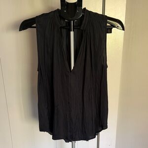 Ulla Johnson Elegant Black Sleeveless Top Size 4